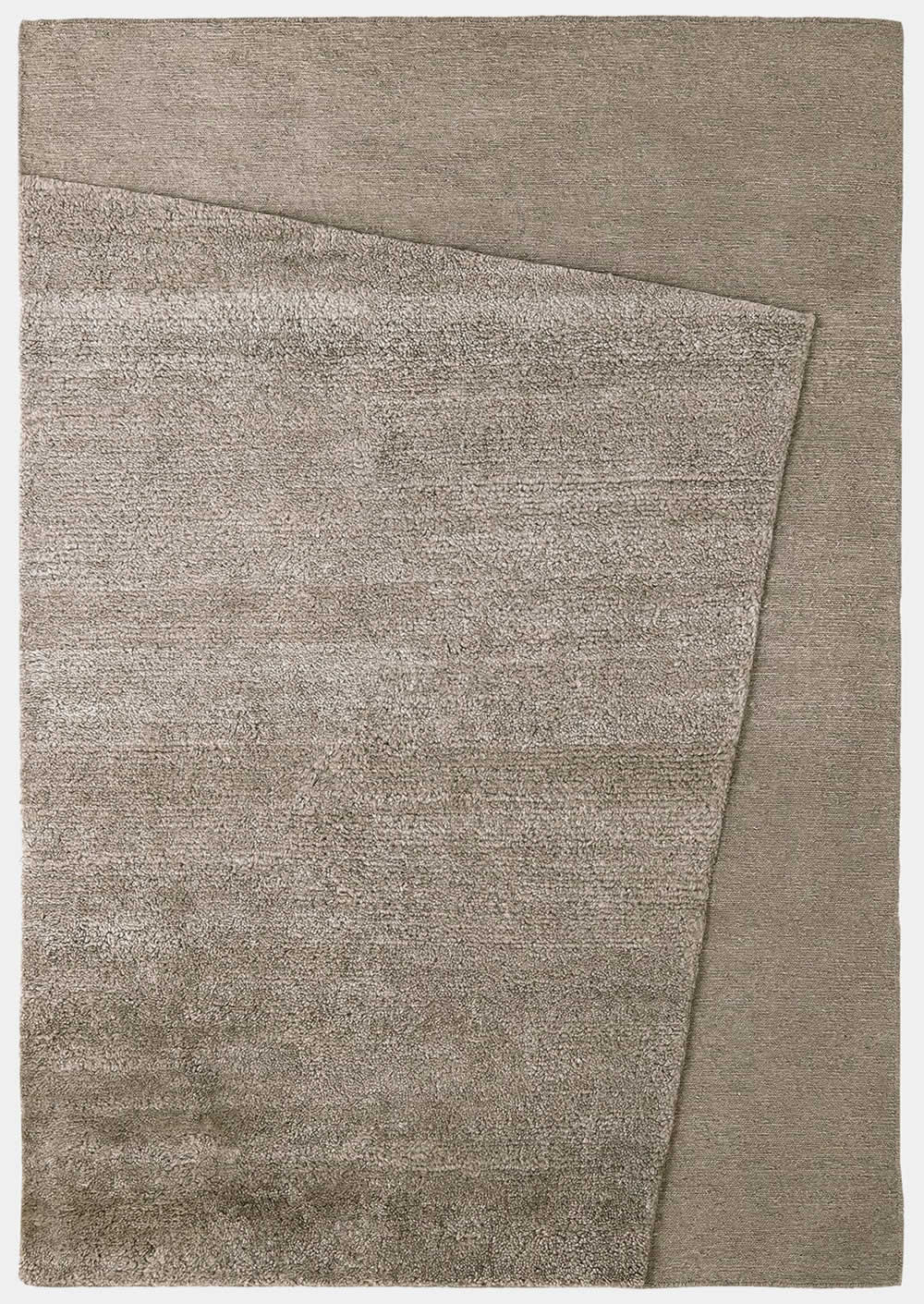 现代极简风暖灰色纯色地毯
