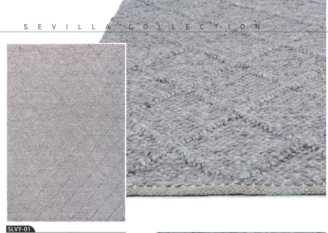 印度美式风格手工编织羊毛地毯-塞利维亚