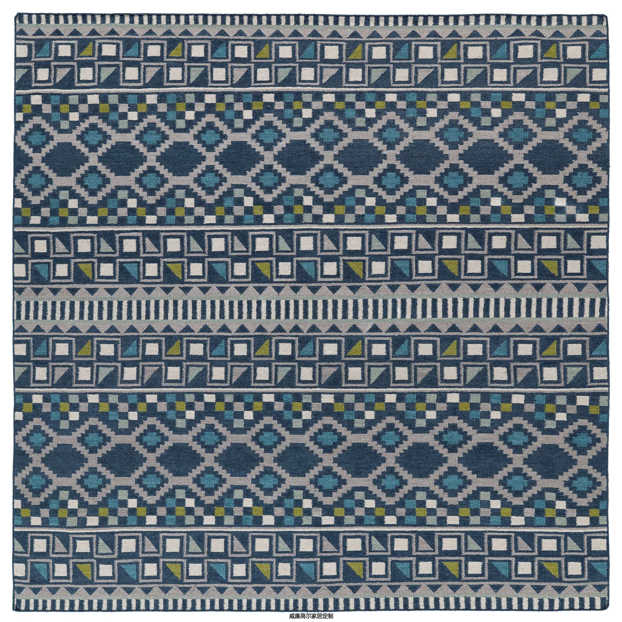 新古典风格几何图形地毯贴图