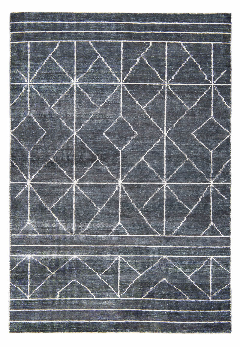 新中式风格灰色几何线条图案地毯贴图