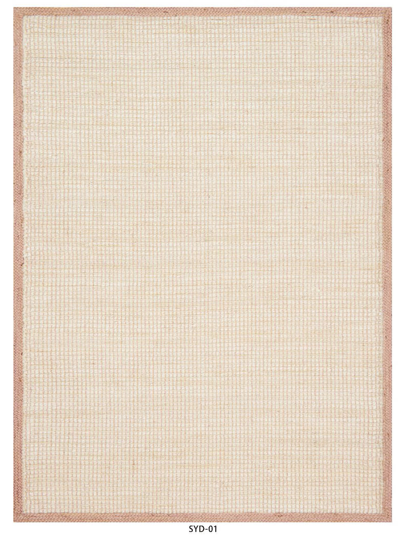 印度进口手工编织黄麻地毯-悉尼