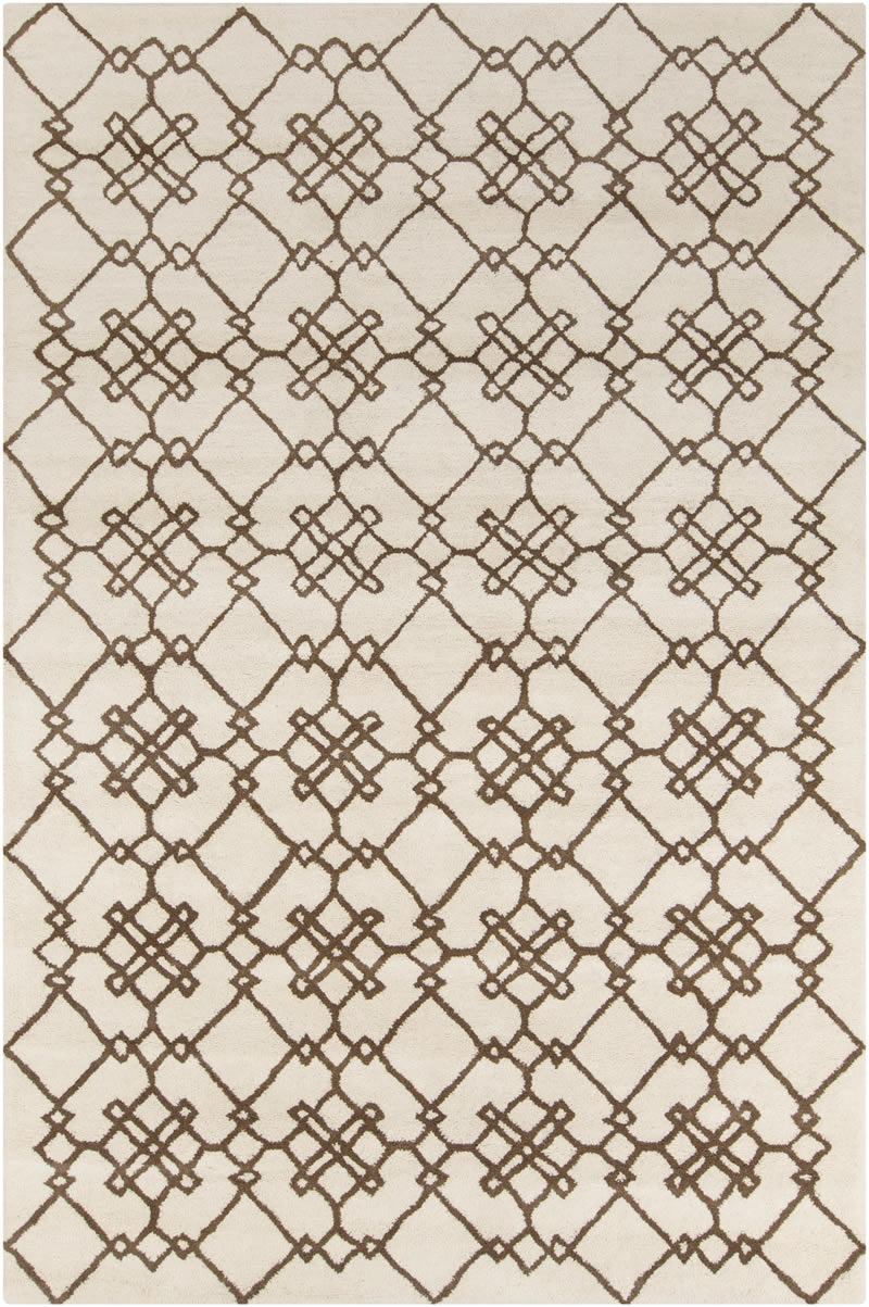 现代风格咖色简单几何图案地毯贴图