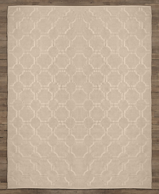 现代风格土灰色几何图案地毯贴图