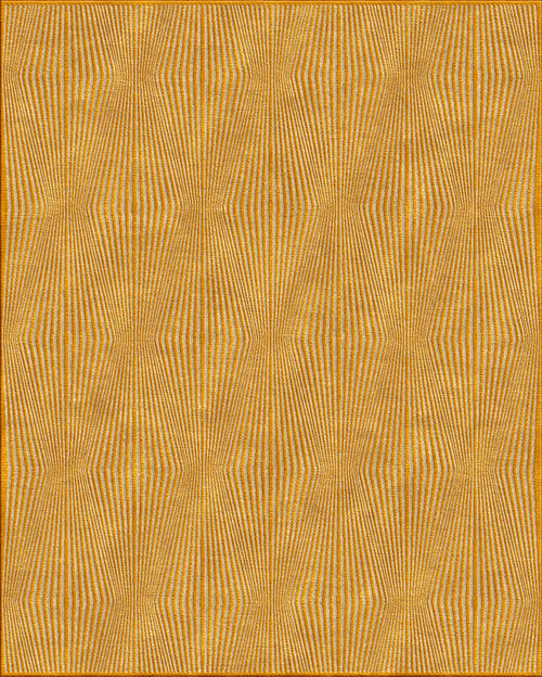 现代风格金黄色几何图案地毯贴图