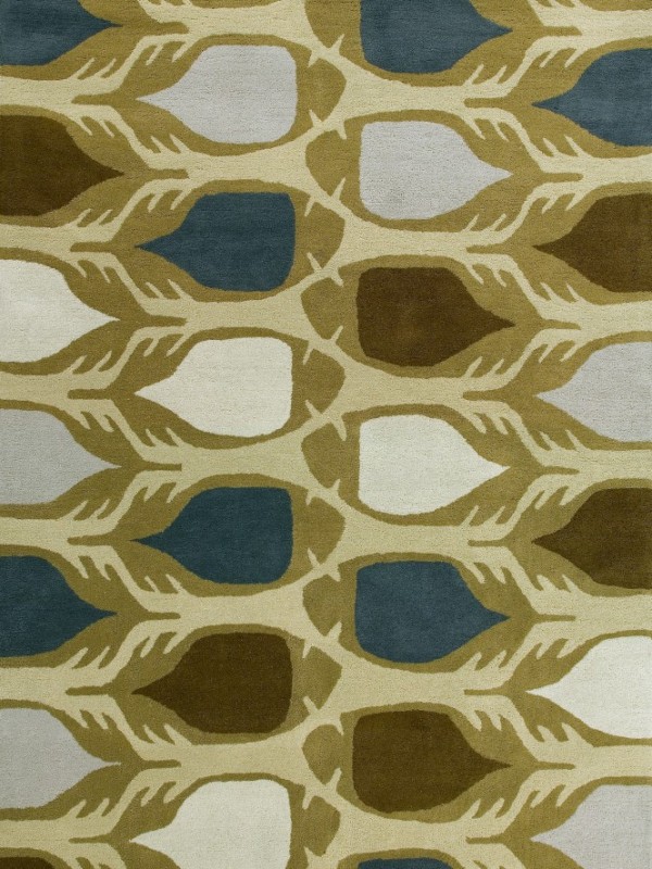 简欧风格简单几何图案地毯贴图
