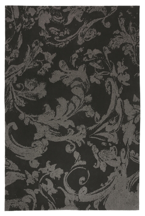 现代风格黑灰色花纹图案地毯贴图