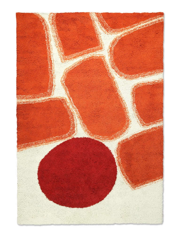 现代风格简单色块图案地毯贴图