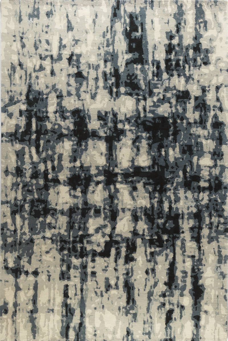 新中式水墨抽象图案地毯贴图