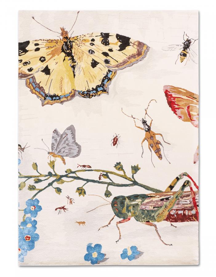 新中式蝴蝶昆虫图案地毯贴图-高端定制-3