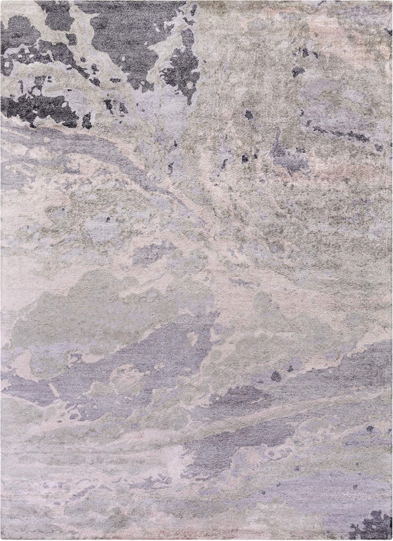 美式灰色抽象图案地毯贴图-高端定制