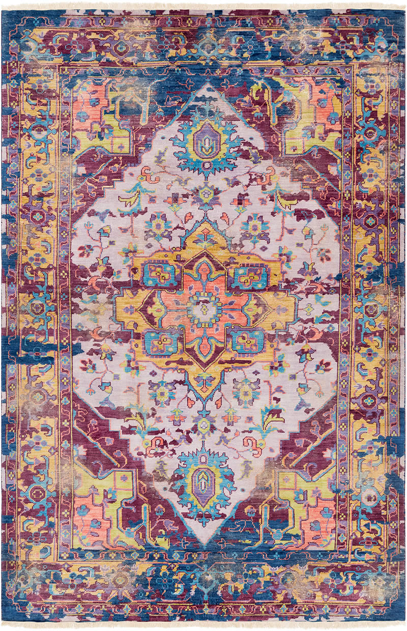 美式风格传统花纹图案地毯贴图-高端定制