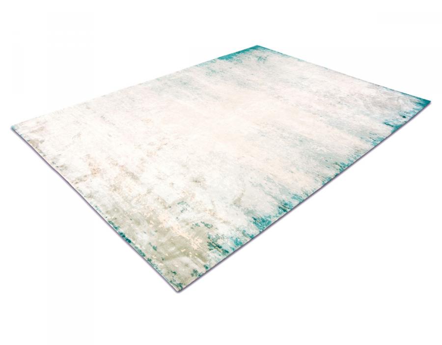 新中式蓝白色抽象图案地毯贴图-高端定制