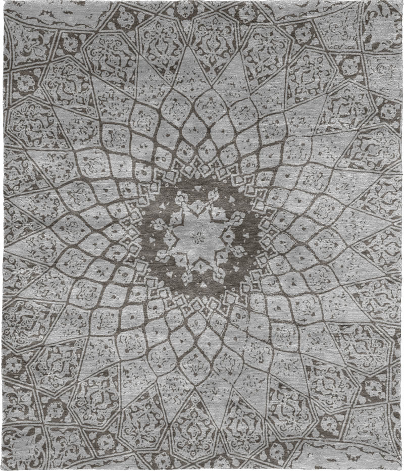 美式风格灰色花纹图案地毯贴图