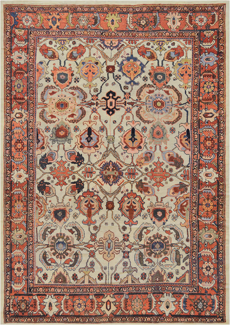 美式风格复古传统花纹图案地毯贴图-高端定制-2
