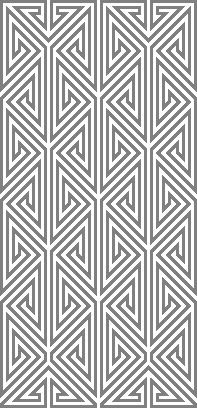 新中式风格黑白几何纹理地毯贴图