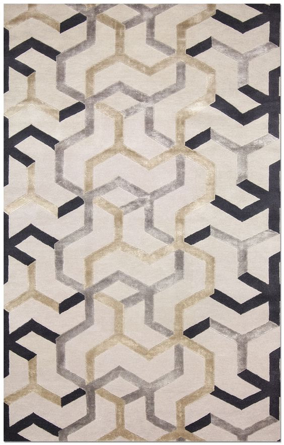 中式风格个性几何图案地毯贴图