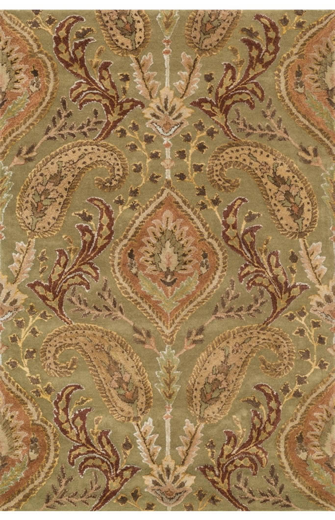 美式简单波西米亚花纹图案地毯贴图-高端定制-3