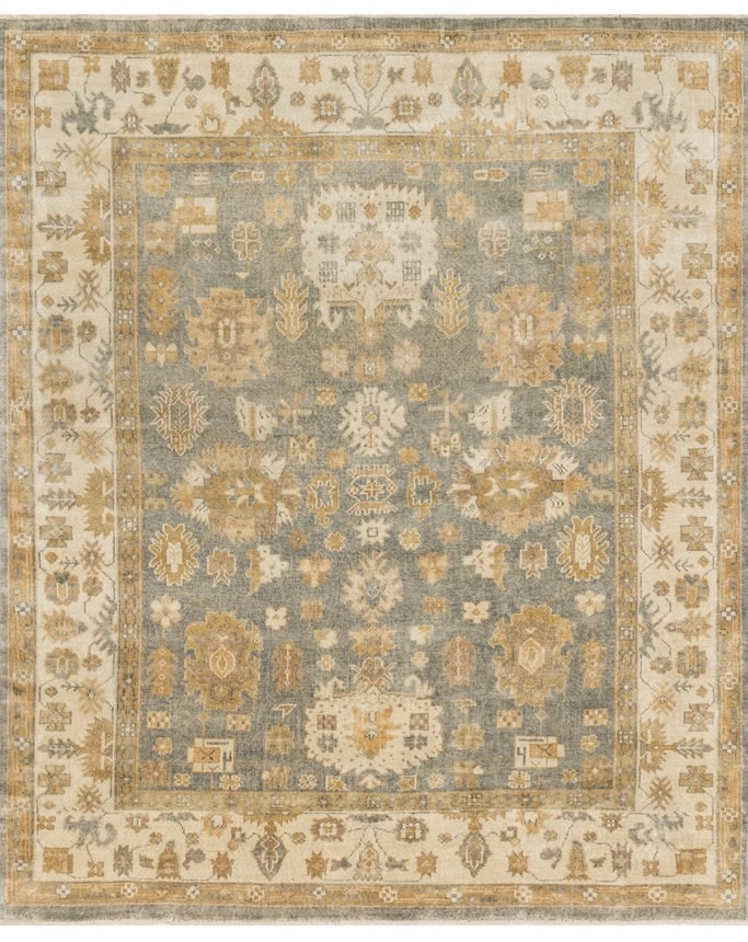 美式风格传统复古花纹图案地毯贴图-高端定制