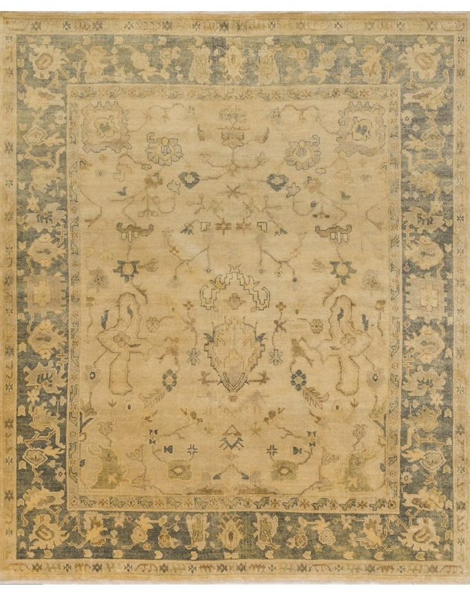 美式风格传统复古花纹图案地毯贴图-高端定制-3