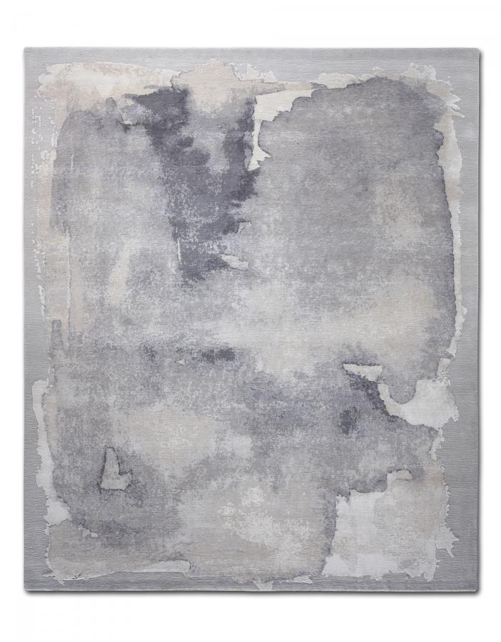 新中式灰墨色抽象地毯贴图-高端定制