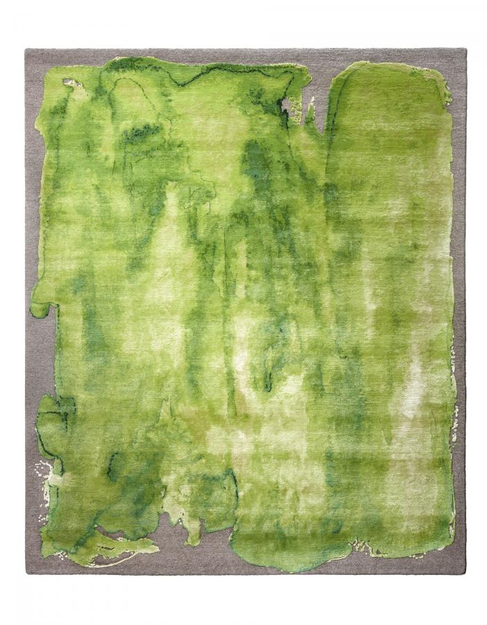 新中式绿色抽象地毯贴图-高端定制-2