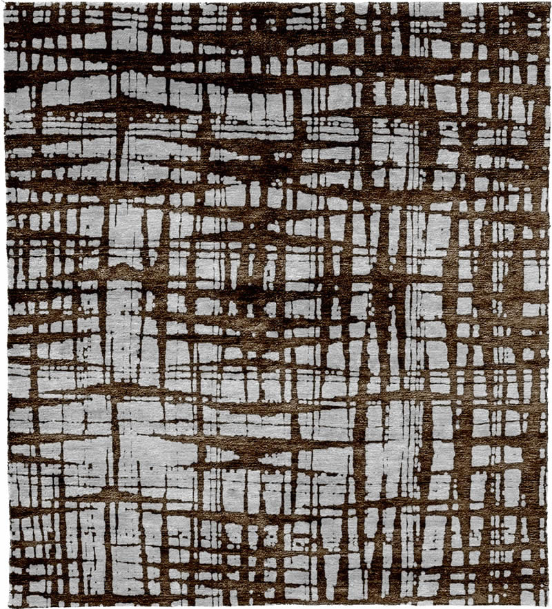 美式风格咖色几何纹理地毯贴图