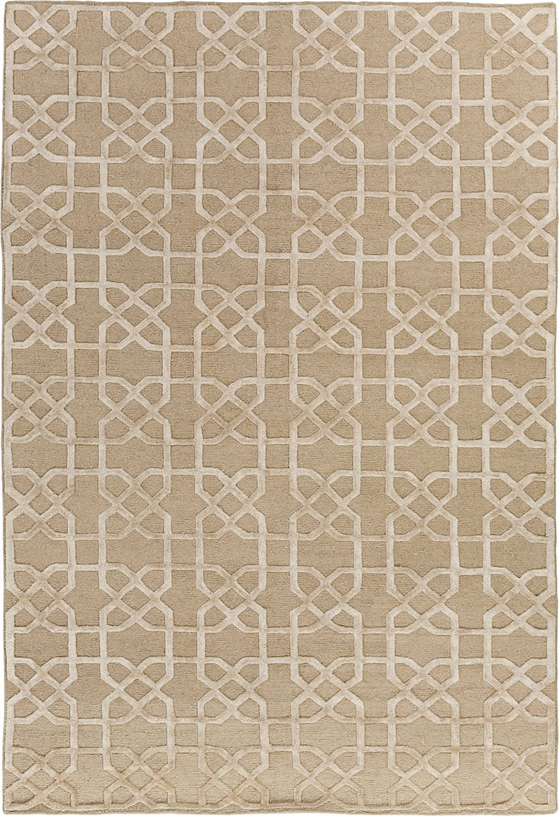 新中式黄灰色几何图案地毯贴图_威廉高尔(云织设)家居馆官网