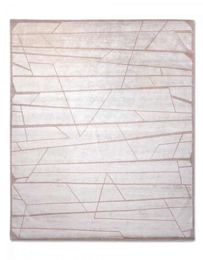 新中式粉白色简单几何图案地毯贴图