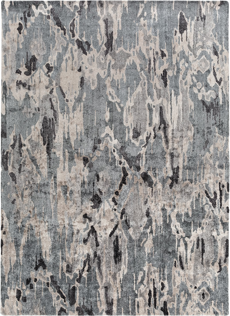 现代美式深浅灰色抽象图案地毯贴图-高端定制
