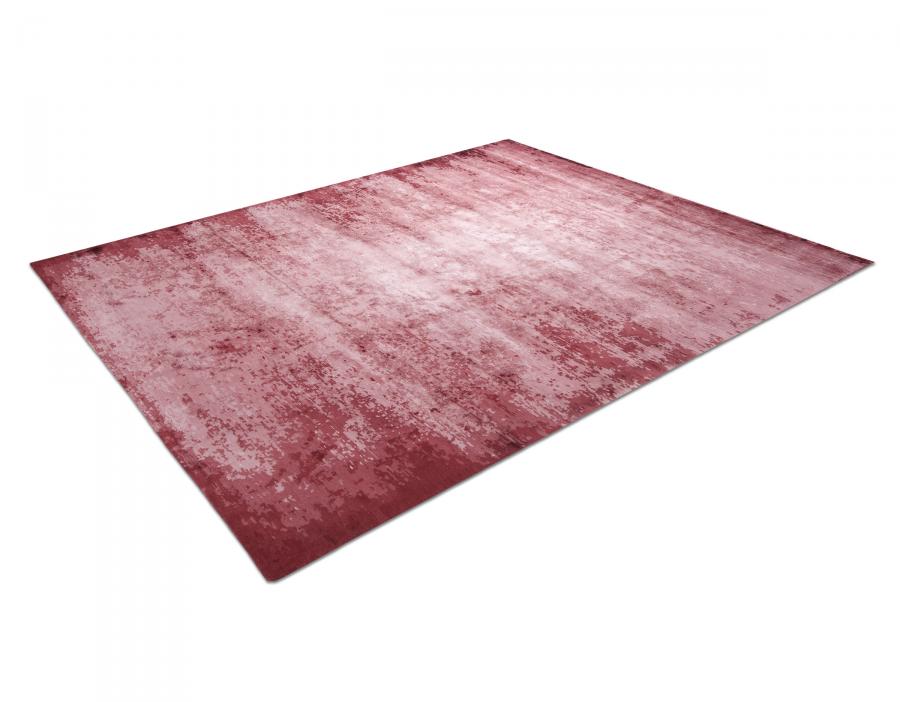 新中式暗红色抽象图案地毯贴图-高端定制