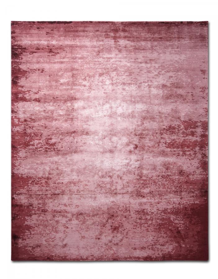 新中式暗红色抽象图案地毯贴图-高端定制