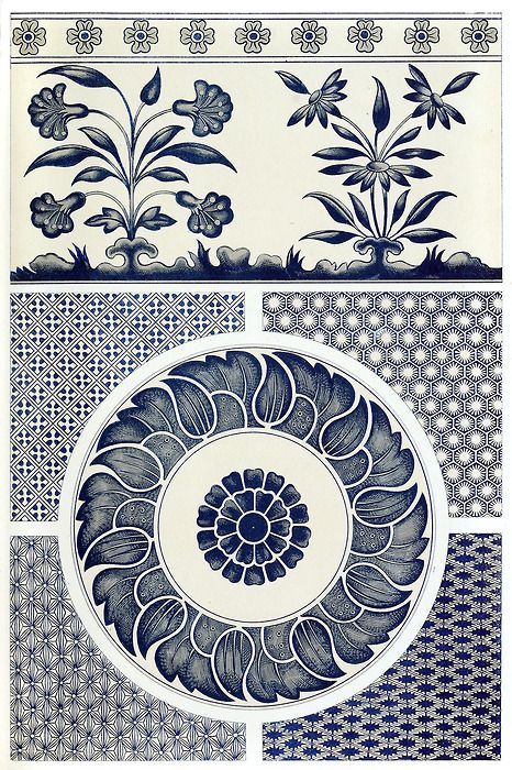 新中式古典几何花纹图案地毯贴图-高端定制