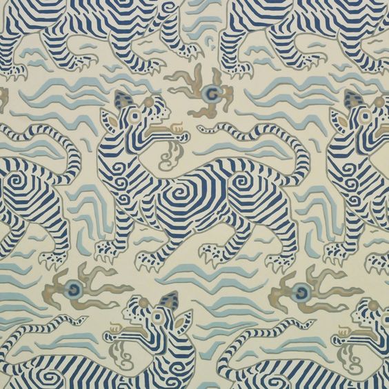 新中式古典貔貅图案地毯贴图-高端定制