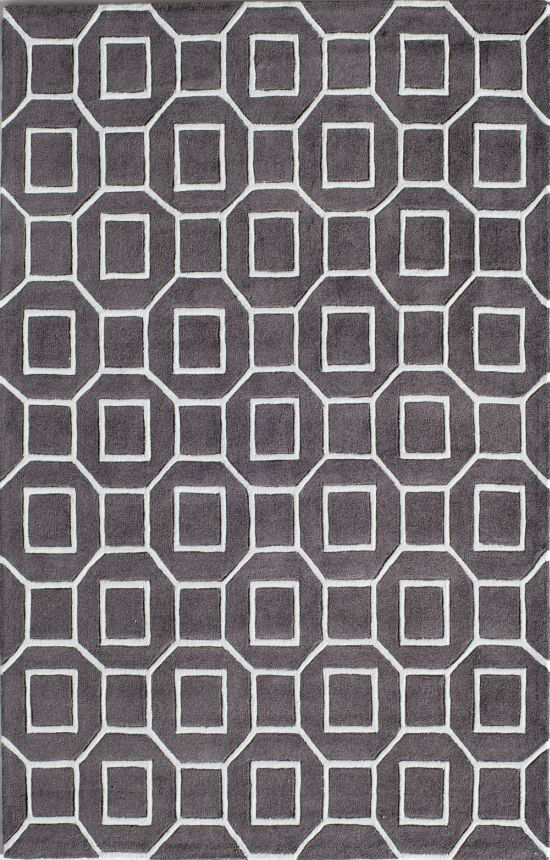 新中式灰白几何图案地毯贴图