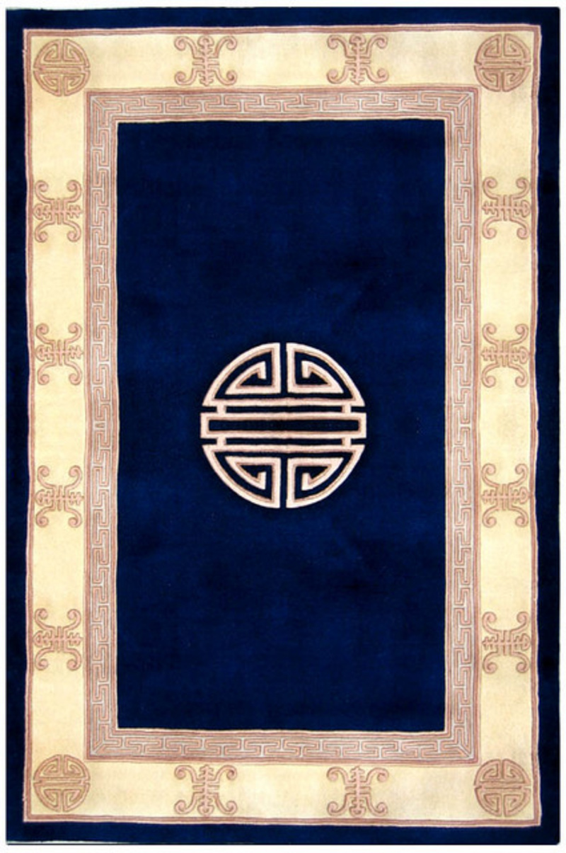 新中式古典图案纹理地毯贴图