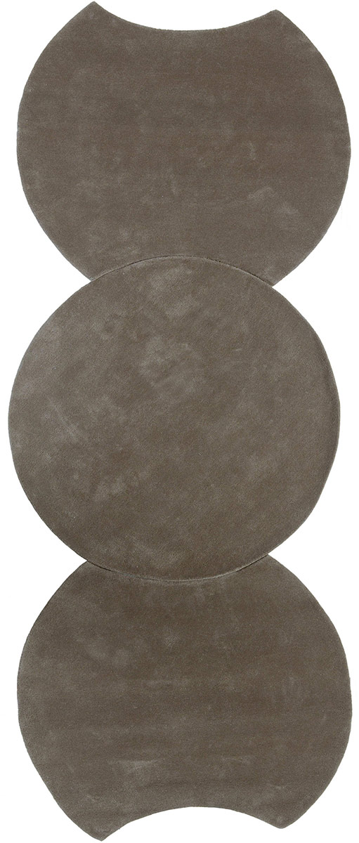 现代风格圆形异形纯色异形地毯贴图