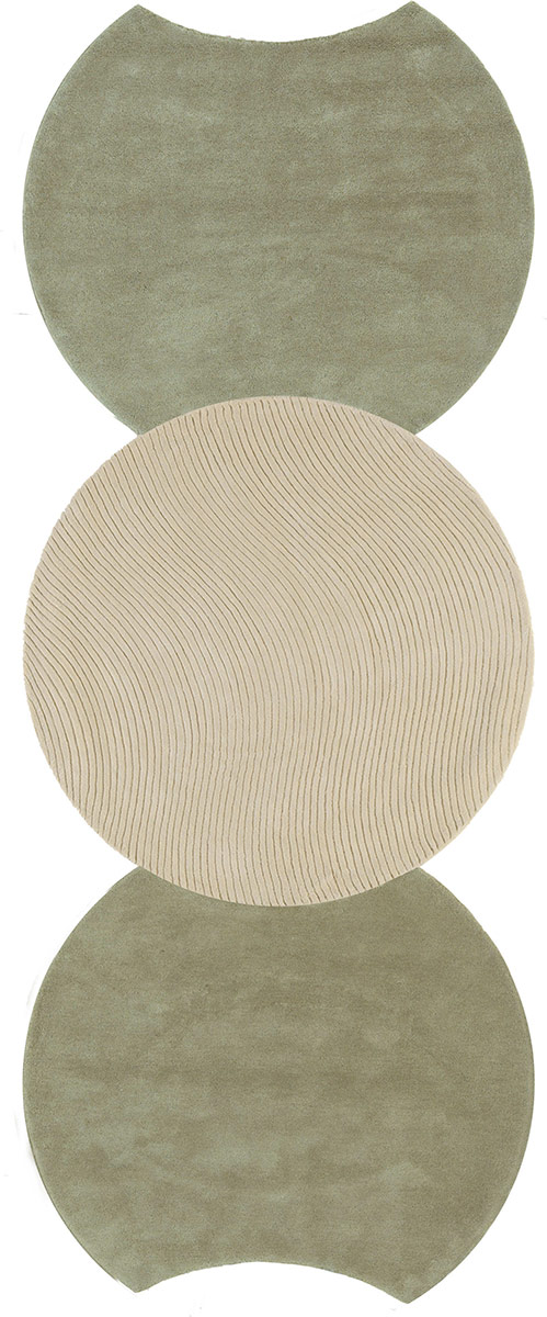 现代风格异形纯色异形地毯贴图