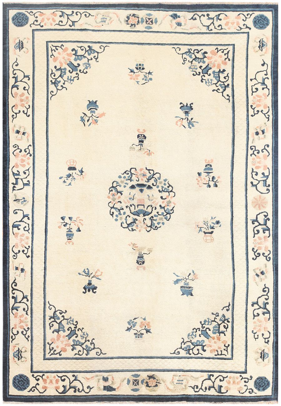 新中式古典复古图案地毯贴图-高端定制