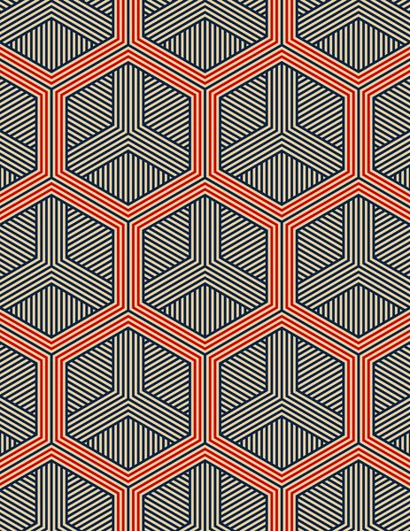 新中式黑白红几何图案地毯贴图