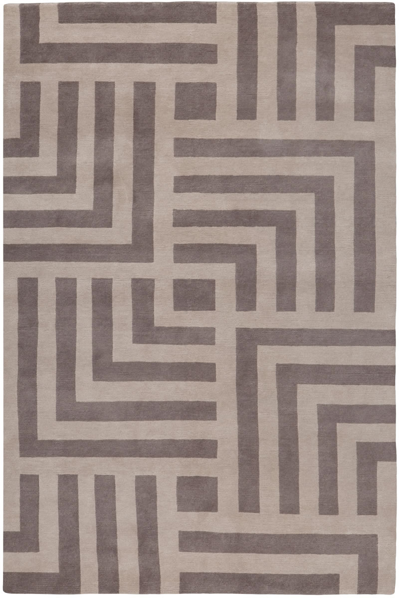 新中式深浅灰色几何图案地毯贴图