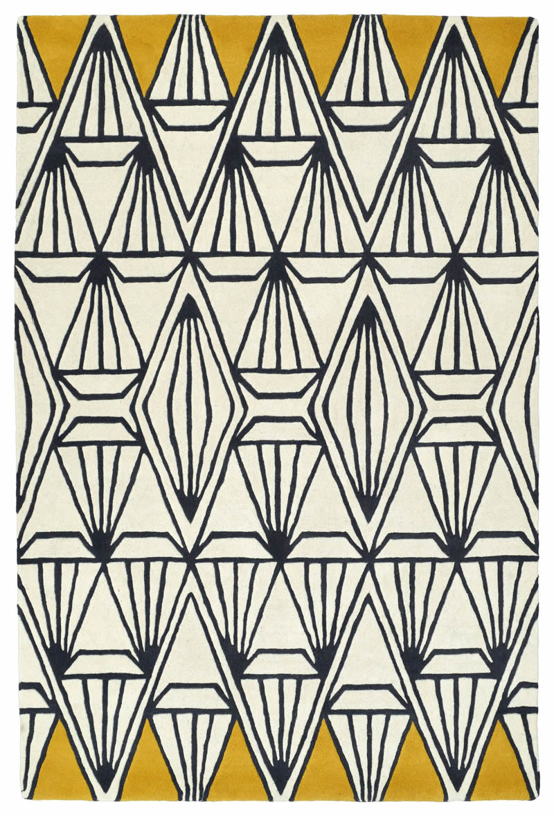 新中式黑白几何线条图案地毯贴图