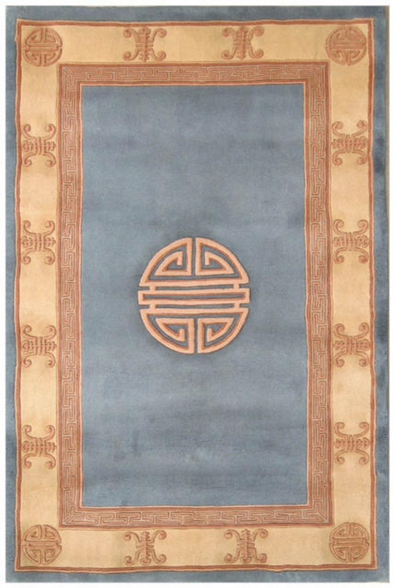 新中式吉利图案地毯贴图