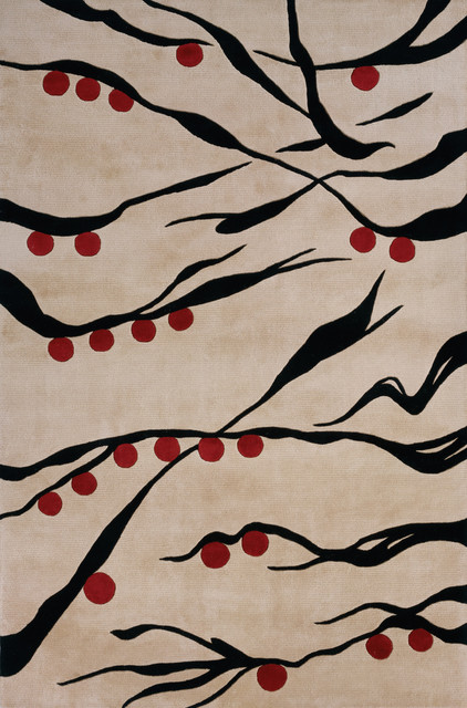 新中式抽象山脉图案地毯贴图