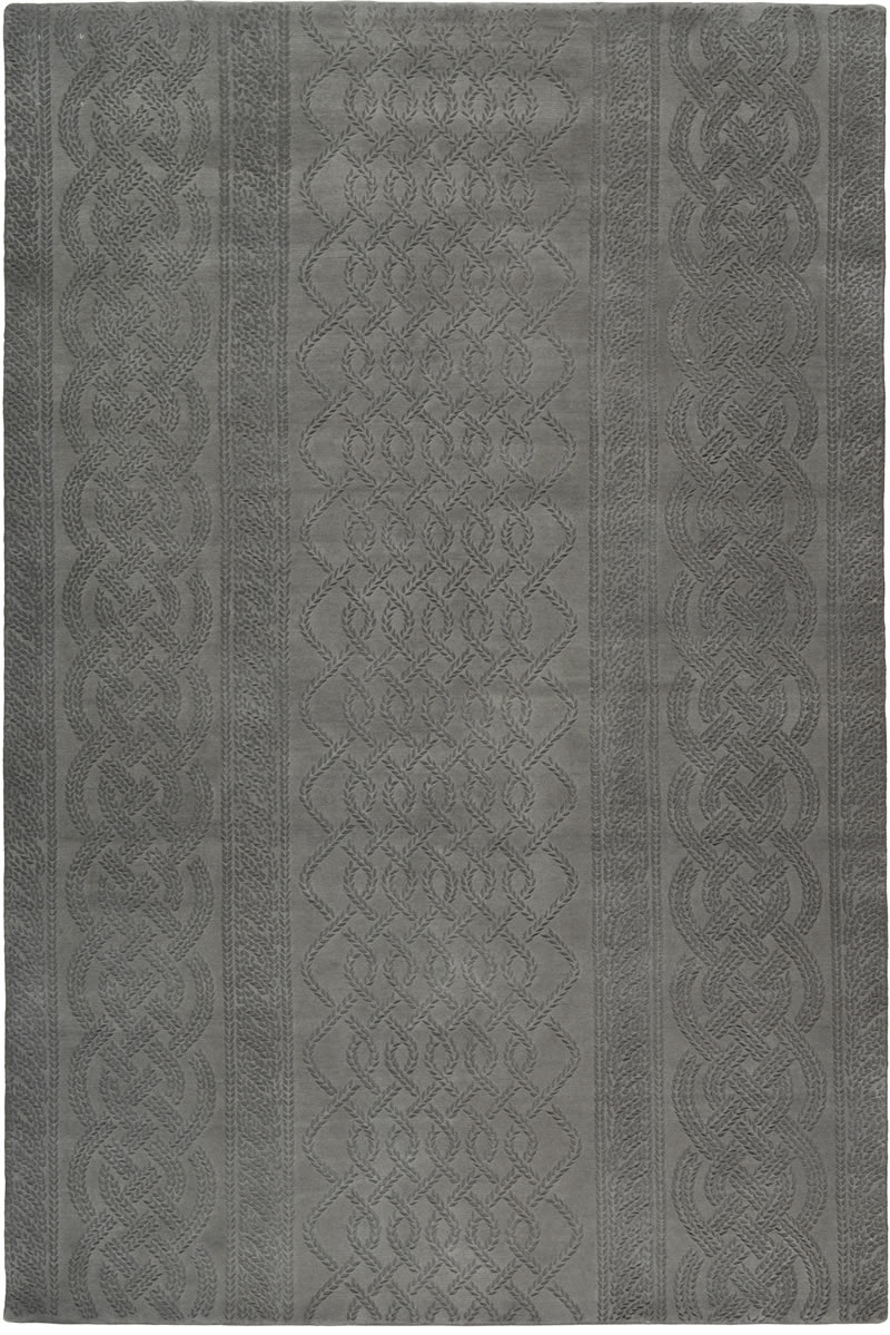 新中式灰色麦穗花纹图案地毯贴图
