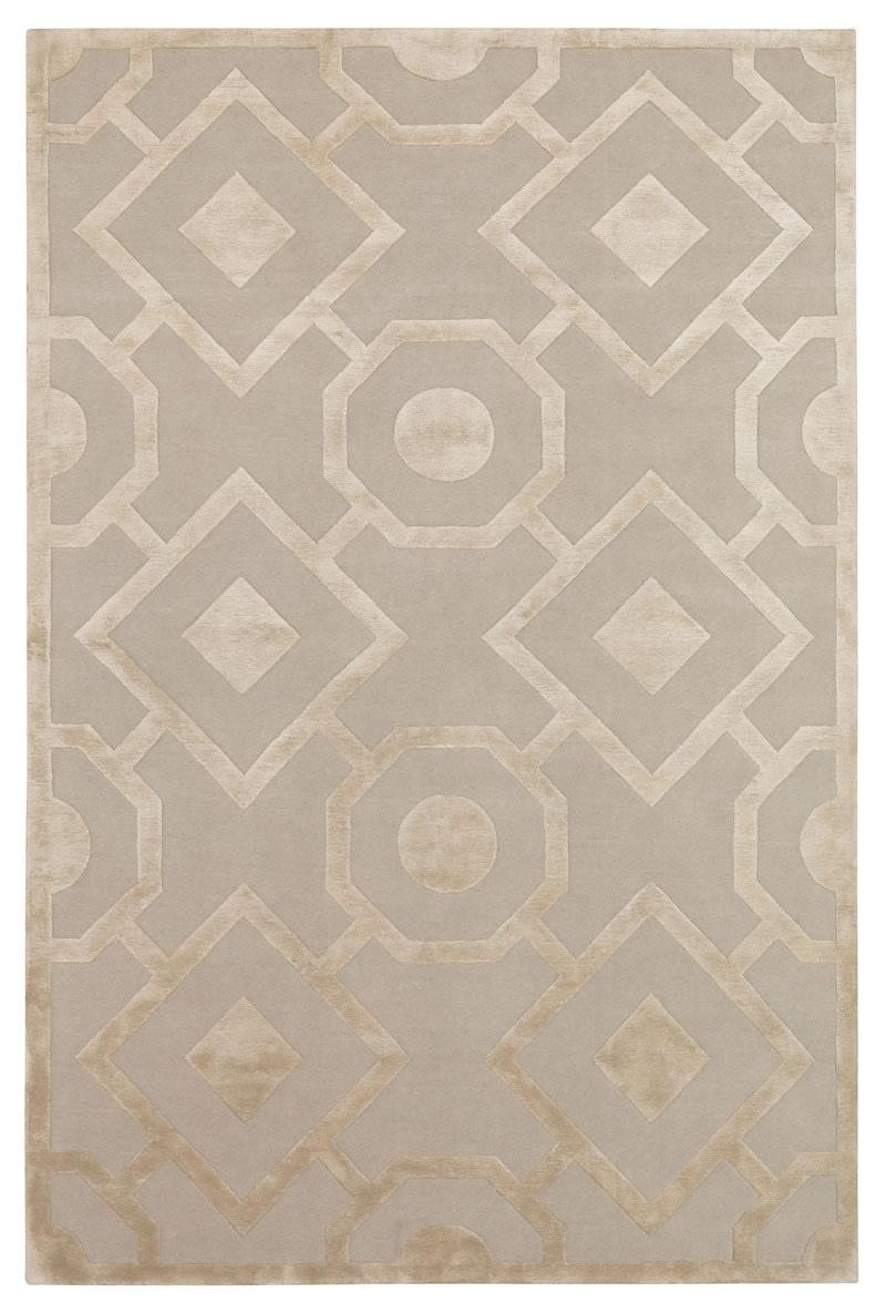 新中式灰色中式几何图案地毯贴图