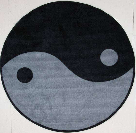 新中式圆形八卦图案地毯贴图