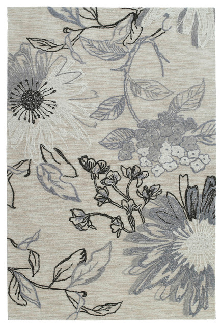 新中式灰墨色花纹图案地毯贴图