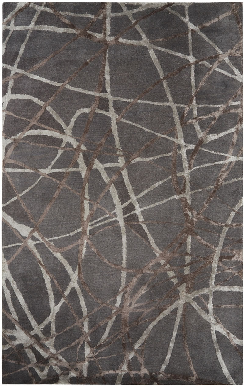 新中式风格咖灰白色几何纹理图案地毯贴图