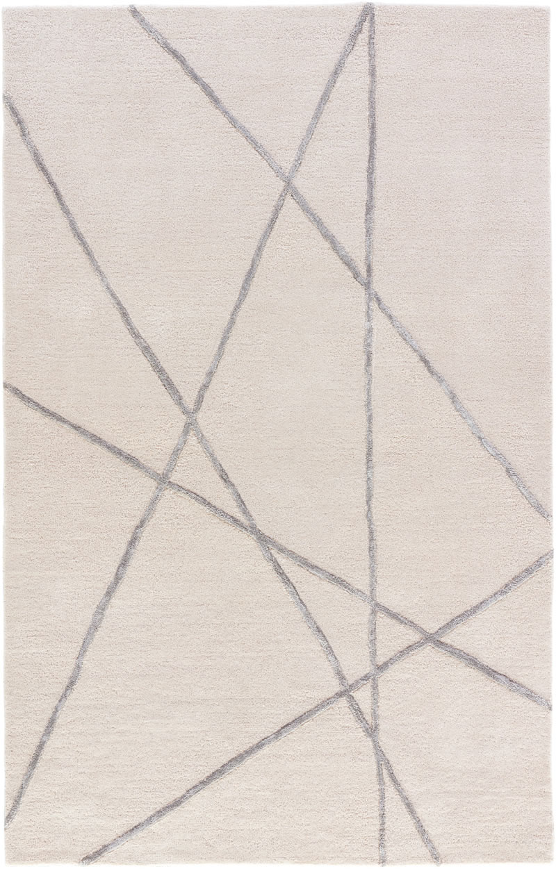现代风格粉灰色简单几何线条图案地毯贴图-2