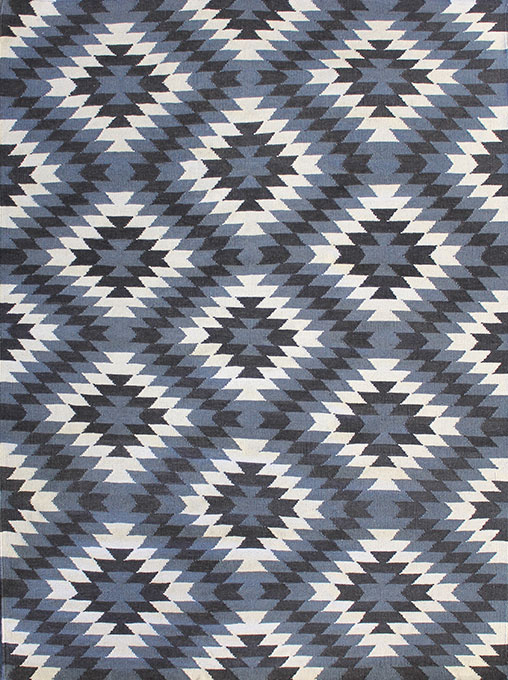 现代风格白墨色几何棱形图案地毯贴图